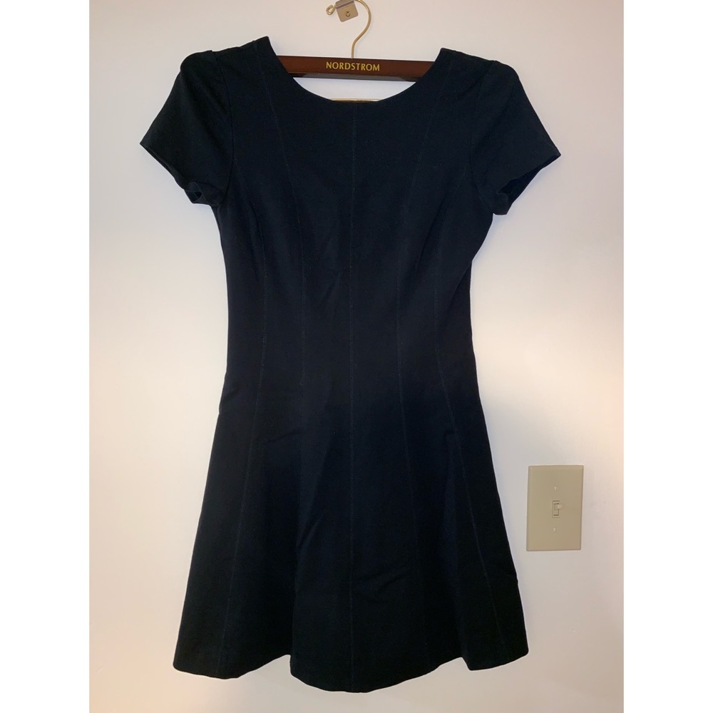 Banana Republic Fit & Flare Black Dress